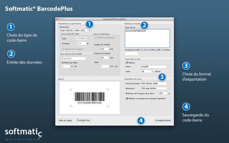 Screenshot #2 pour Softmatic BarcodePlus