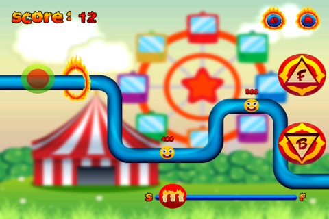 Circus Rings of Inferno - The Happy  Emojis Strategy Game- Free screenshot 3