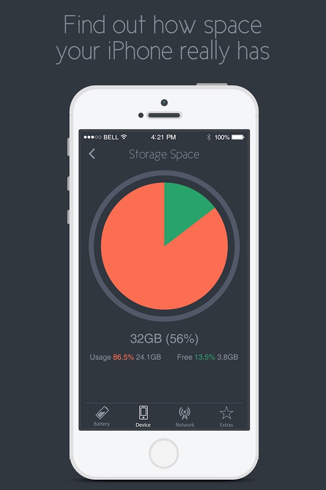 iStats - iPhone Batter Charger, Device & Network Info screenshot 3