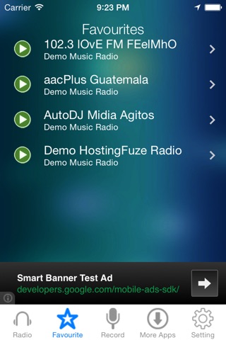 Demo Music Radio Recorder screenshot 3