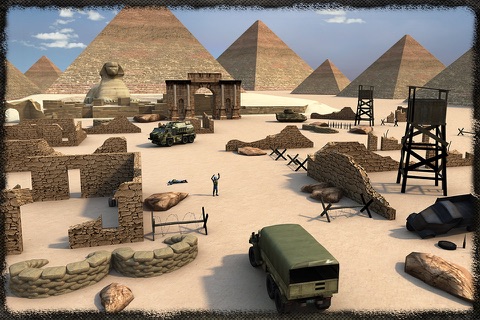 War Trucker 3D : Realistic Military Rescue Simulation screenshot 3