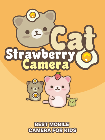 Скриншот из Strawberry Cat Camera Pro - Best Mobile Photo Editor for Kids