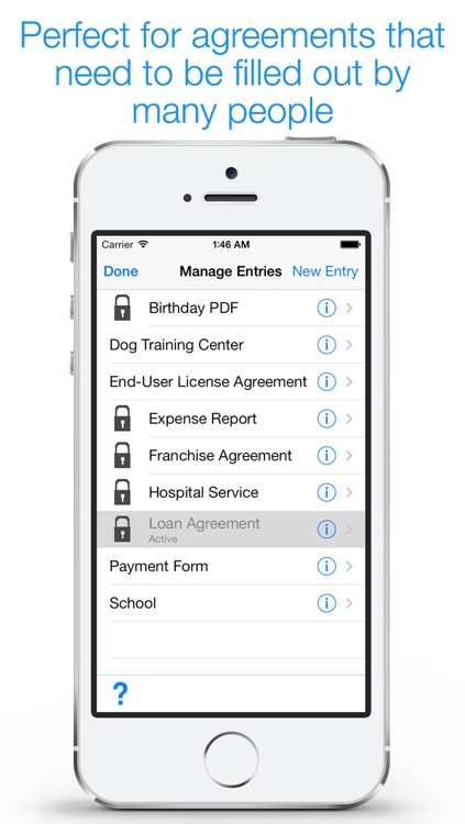 Form Tools PDF - quickly fill out an agreement, a contract or an entry