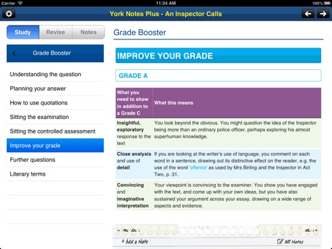 An Inspector Calls York Notes GCSE for iPad screenshot 3