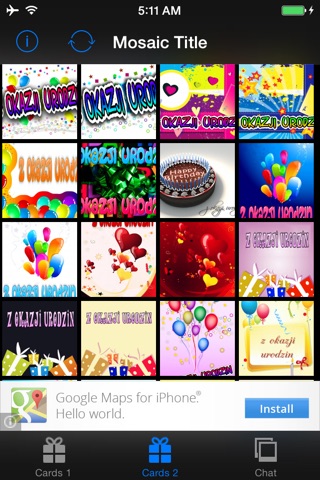 Happy Birthday Cards - Greetings Cards (Polish) screenshot 2