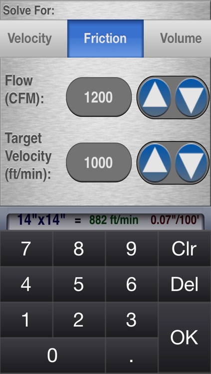 HVAC Duct Size Calculator
