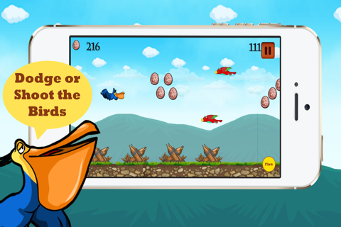 A Big Lazy Flying Pelican - Free Flappy Adventure Endless Game screenshot 2