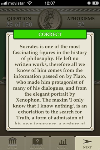 Genius Philosophy Quiz screenshot 2