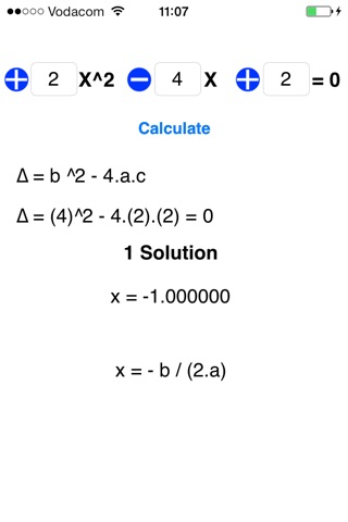 Discriminant screenshot 2