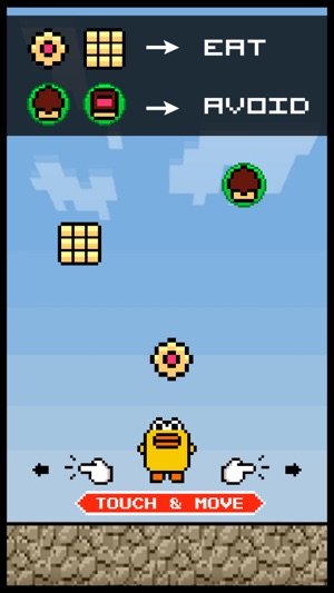 Cookie Fall Out - Addicting Flappy Cookie Bird Games For Kid(圖1)-速報App