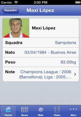 iSampdoria Fc screenshot 2