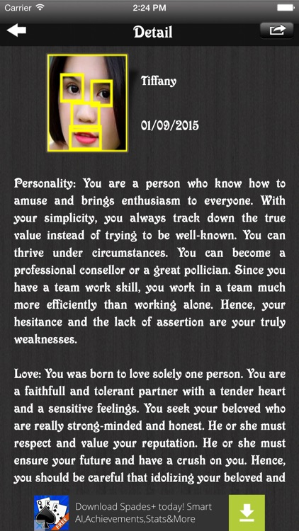 Face Reader - free facial recognition & face reading app