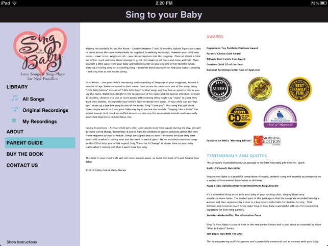 Sing To Your Baby(圖5)-速報App