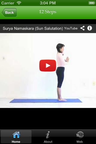 Yoga Sun Salutation App screenshot 4