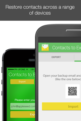 Contacts Backup for Excel screenshot 3