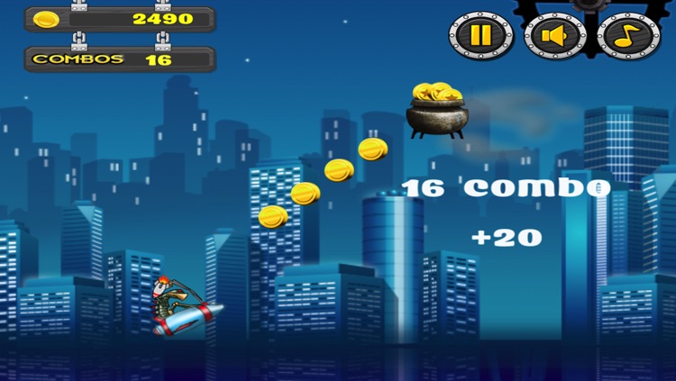 Attack of the Robot Sky Surfers Fun Free Game