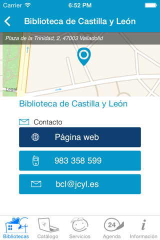 Bibliotecas Castilla y León screenshot 3
