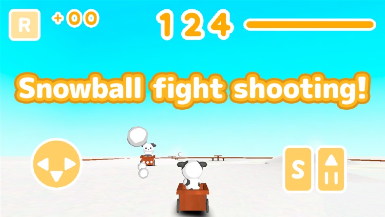 MilDel-F -Car easy snowball fight shooting game 3D-