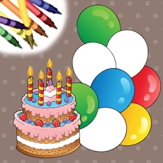 Activities of Birthday Coloring Book!