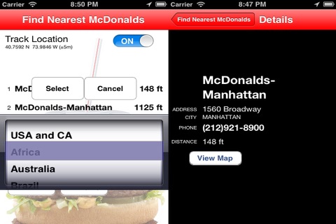 Find Nearest McDonalds screenshot 2