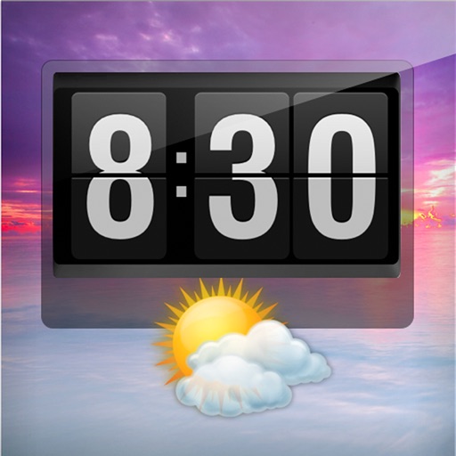 Flip Clock - Weather Alarm Clock and Nightstand for iPhone icon