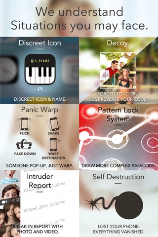 Secret Piano Icon - Piano Lock Photo+Video Manager and Disk Vault screenshot 4