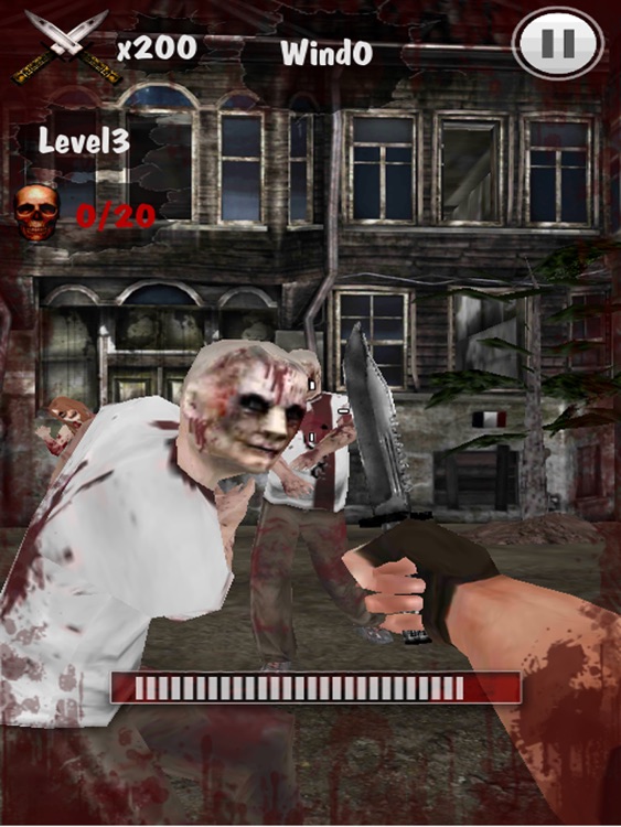 Zombie War-Knife Master3D HD