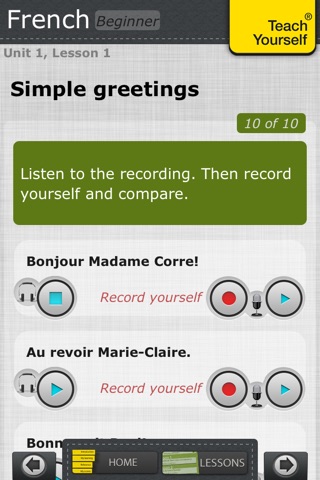 French course: Teach Yourself® – Complete screenshot 3