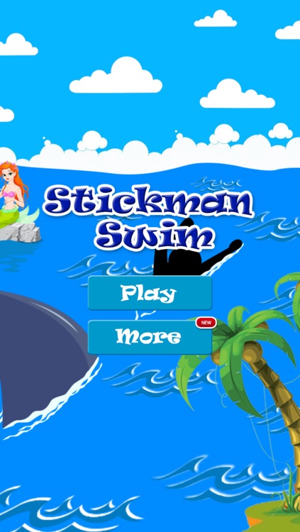 Shadow Stick Man Swim