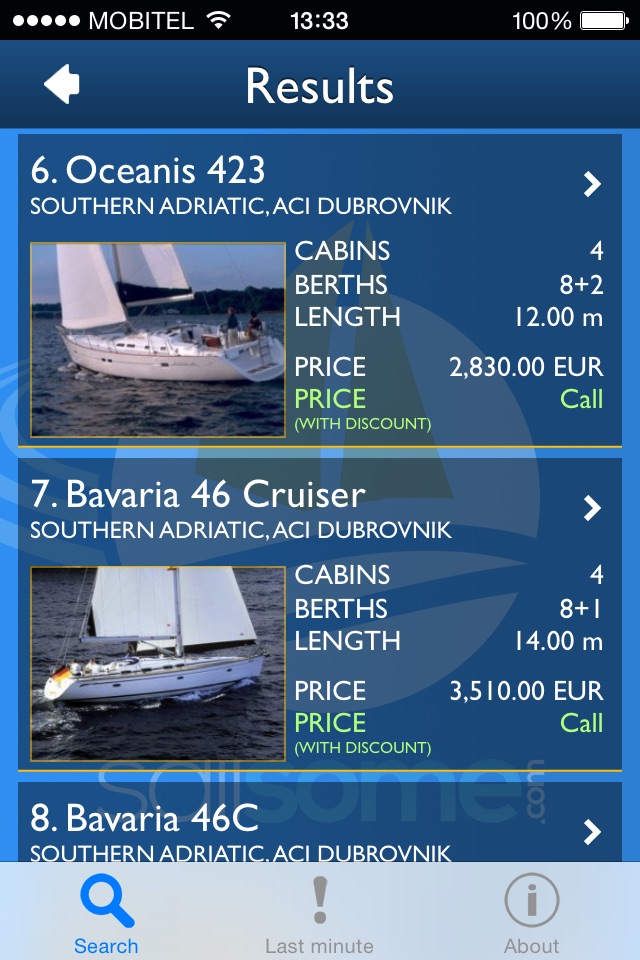 Sailsome - Sailboat Charter screenshot 2