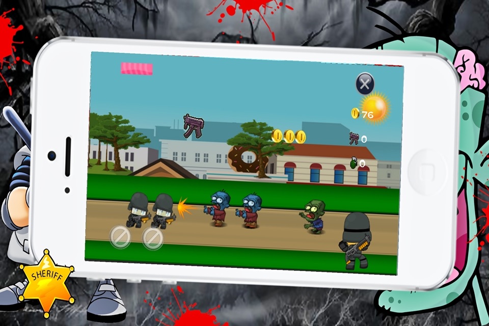 Police VS Zombies Game  Ate My Friends Run Z 2 screenshot 3