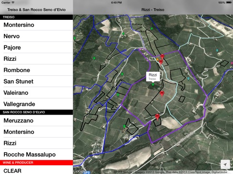 Treiso Wine Map screenshot 2