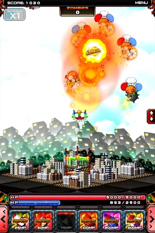 Zombie VS Missile 2 screenshot 3