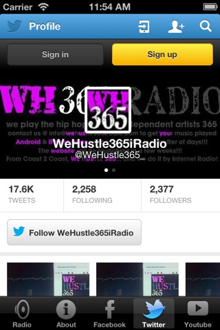 The WeHustle365 iRadio App screenshot 4
