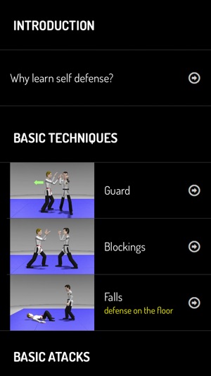 Self Defense - The Best Martial Arts Course with 3D animatio(圖2)-速報App