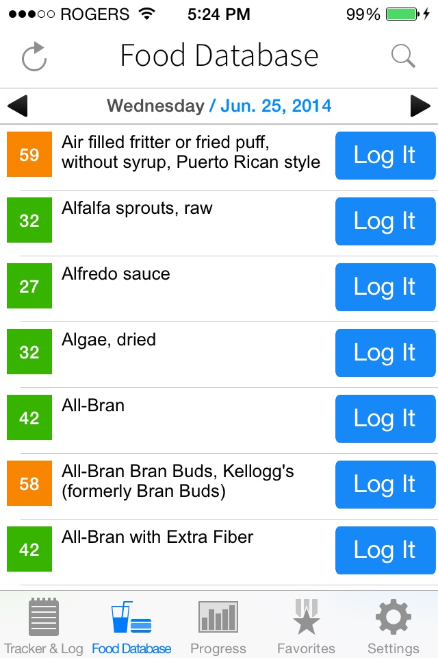 Low GI Diet Glycemic Load, Index, & Carb Manager Tracker for Diabetes Weight Loss screenshot 2