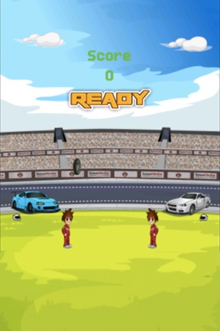 Super Drifting Kickers : Challenge of Endless Tap & Kick with Flying Race Car Tires screenshot 2