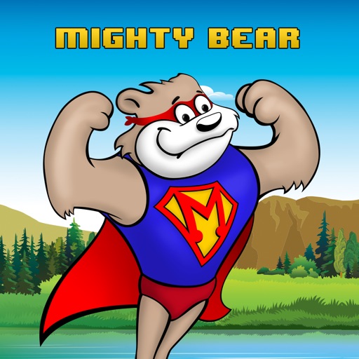 Mighty Bear – the flying superhero with a flappy cloak Icon
