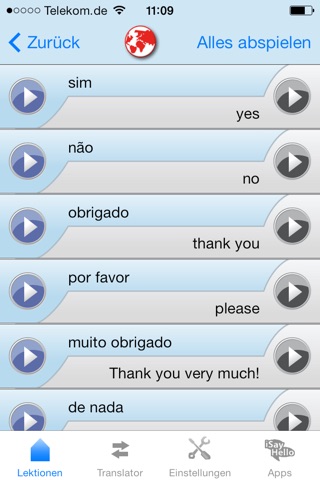 iSayHello Portuguese (Brazil) - English screenshot 2