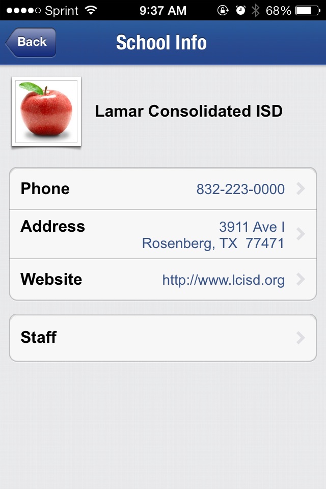 Lamar Consolidated ISD screenshot 2