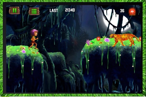 Jungle Kid Adventure Run - Dark Forest Fantasy HD screenshot 4