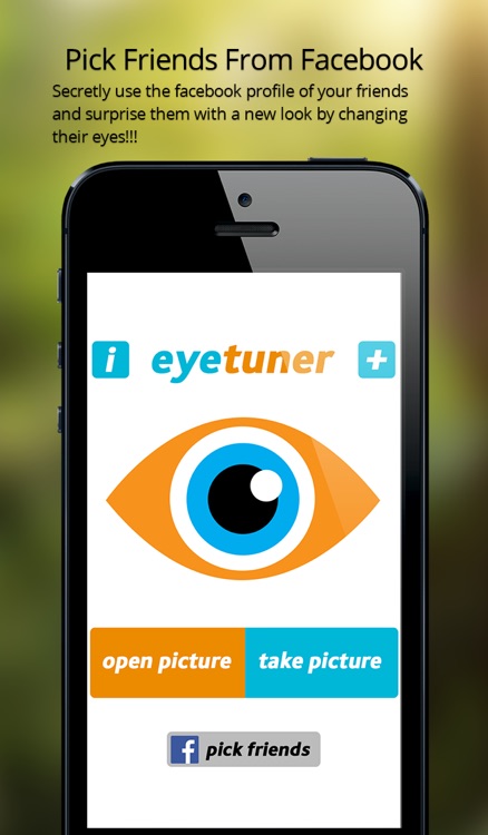 EyeTuner Photo Editor - Giving you a facetune and superimpose cat, zombie and other eyes onto yours!