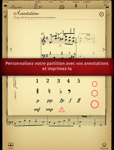 Play Bach – Variations Goldberg : I. Aria (partition interactive pour piano) screenshot 4