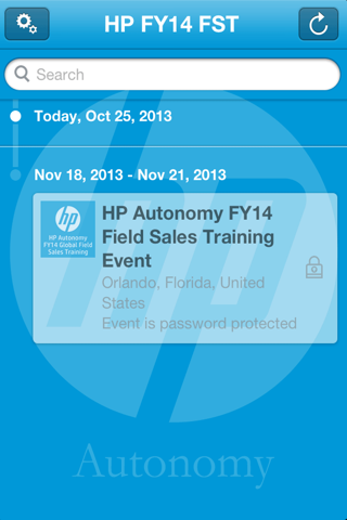 HP Autonomy FY14 Field Sales Training Event screenshot 2