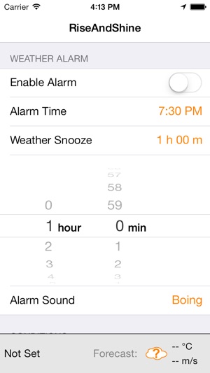 RiseAndShine - Weather Alarm Clock(圖3)-速報App