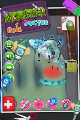 Monster Nail Doctor - Toe Nail Surgery, Kids free games for fun screenshot 3