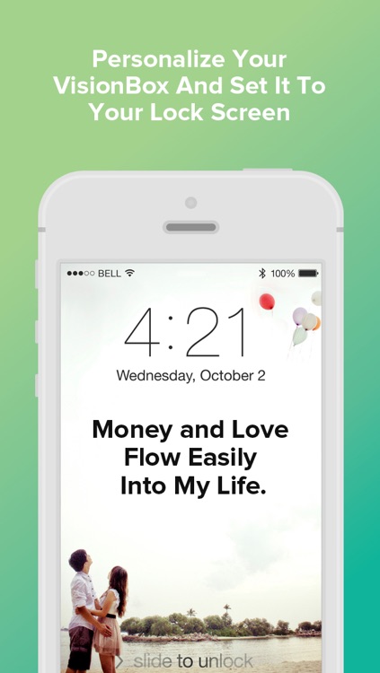 VisionBox - Law of Attraction Lockscreen Creator screenshot-3