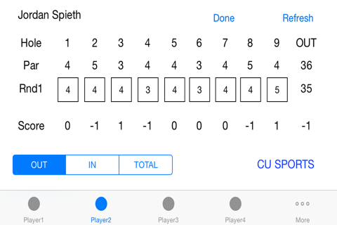 Scorecard-Golf screenshot 3