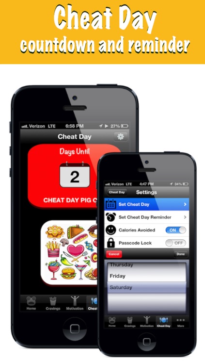 Diet Buddy Weight Loss: Cheat Day Calorie & Nutrition Tracker! screenshot-3