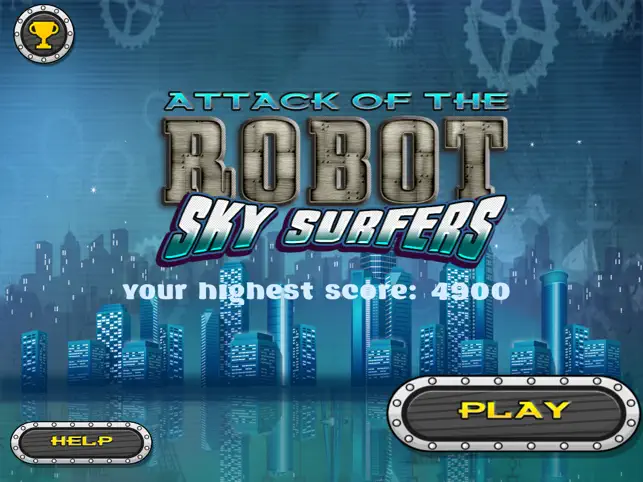 Attack of the Robot Sky Surfers Fun Free Game, game for IOS